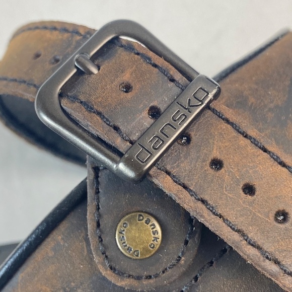 DANSKO Ingrid Slip On Mules Leather in Antique Brown Oiled Size 39 (US 8.5-9) - Picture 12 of 16